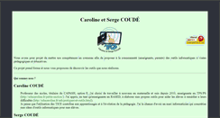 Desktop Screenshot of caroline-et-serge.coude.net