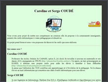 Tablet Screenshot of caroline-et-serge.coude.net